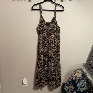 Torrid Leopard Dress 2 2x NWT